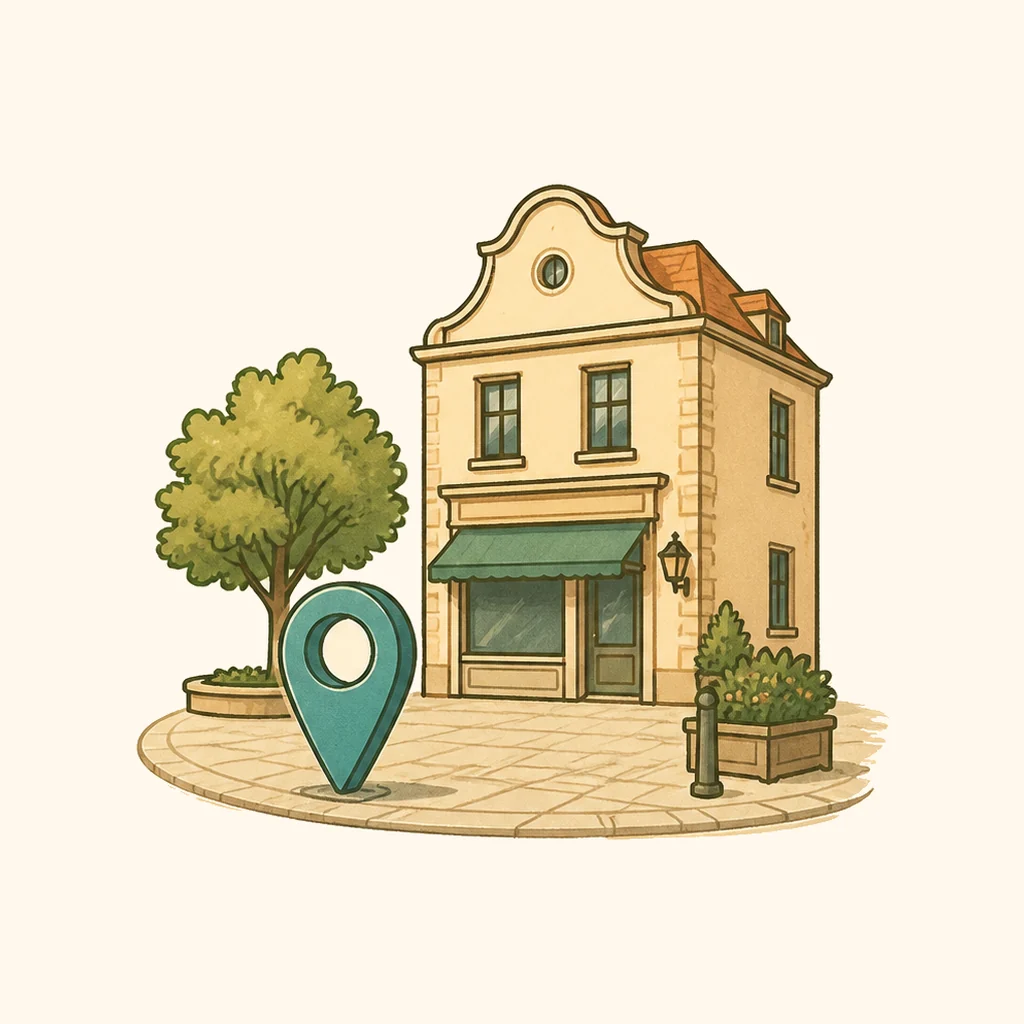 Illustration fuer Innenstadt & Ortsbild