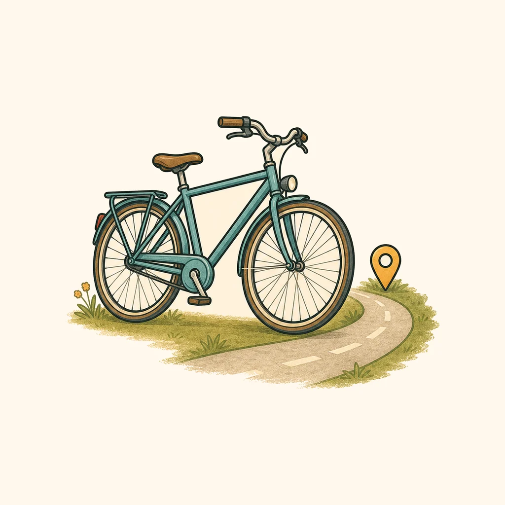 Illustration fuer Radfahren