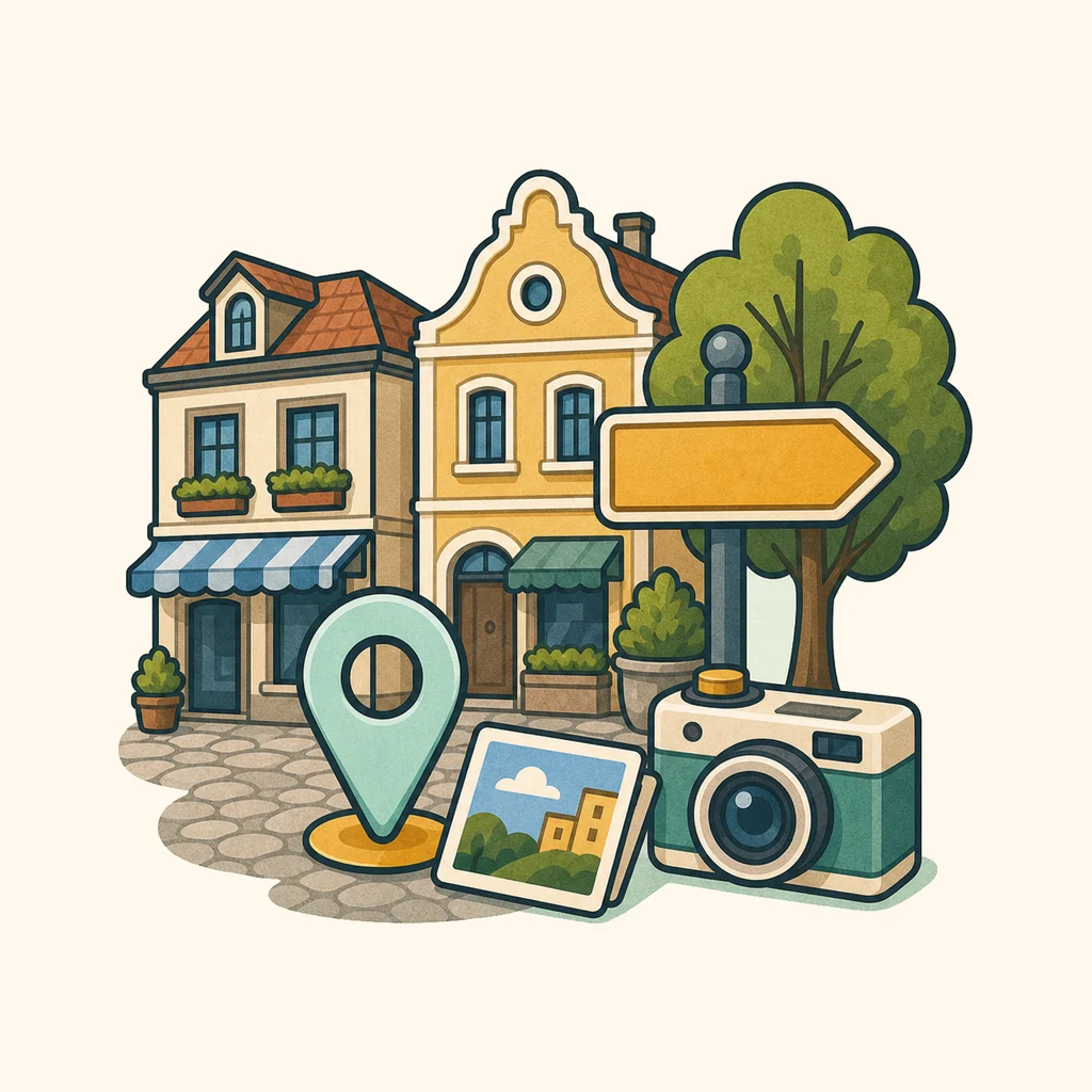Illustration fuer Ausflugsziele
