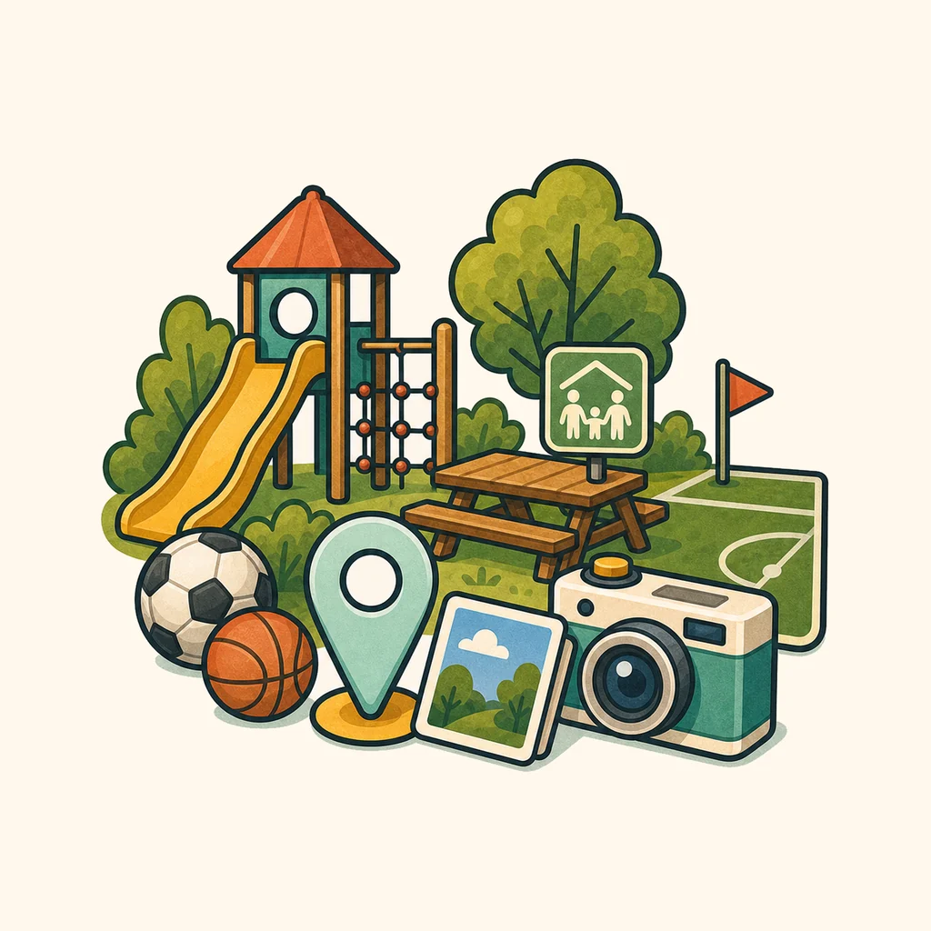 Illustration fuer Spielplu0026auml;tze