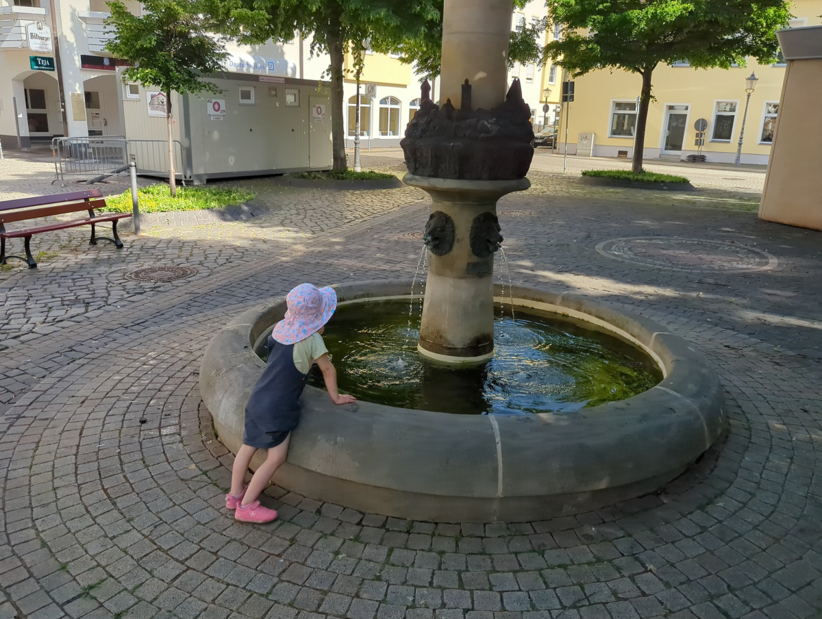 Der Marktbrunnen in Delitzsch: Ein Ort der Erfrischung und Begegnung