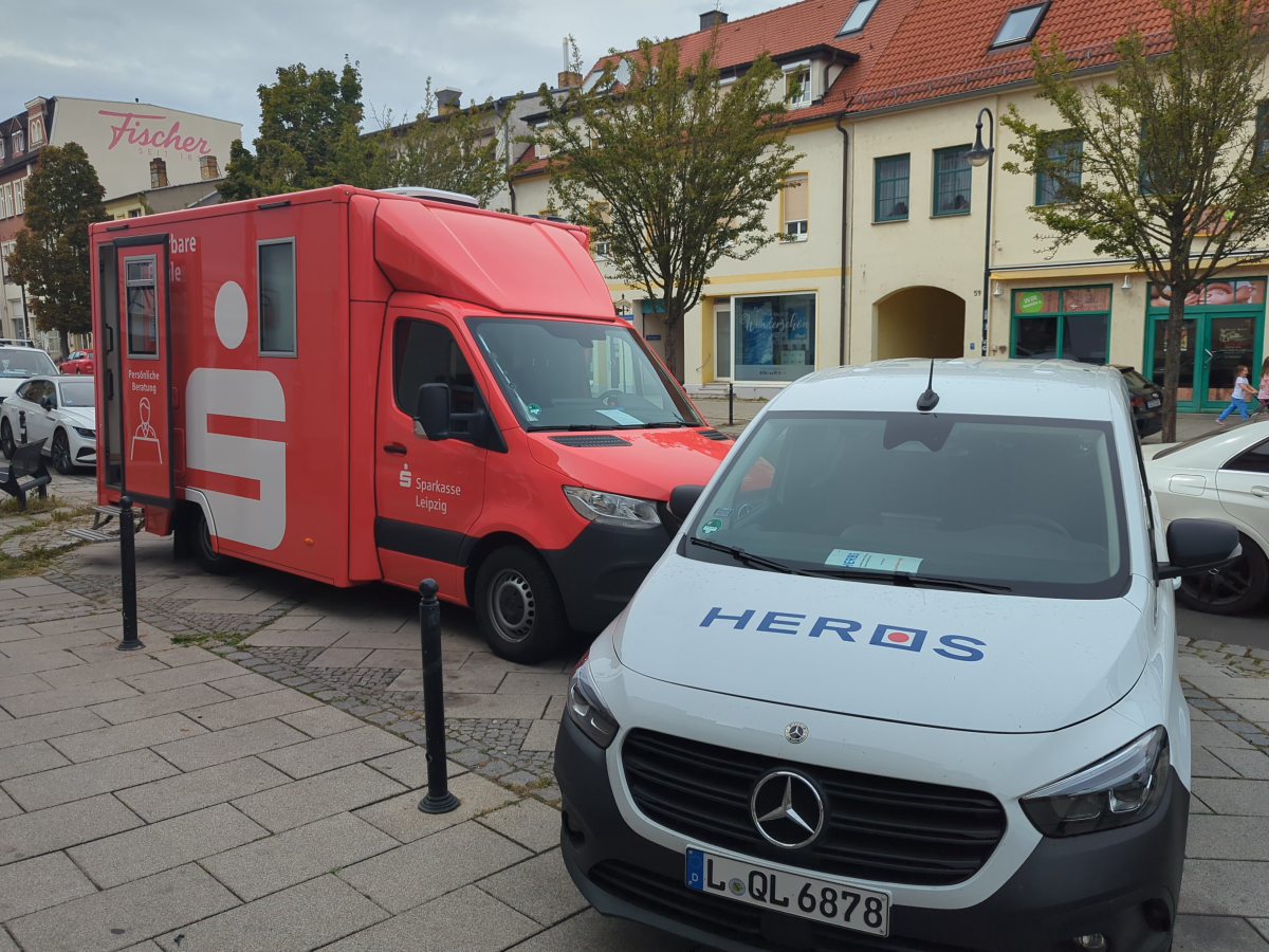 Umbau der Sparkassenfiliale in der Eilenburger Straße