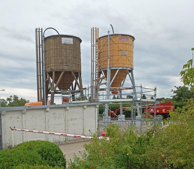 Neues Streusalzsilo für Delitzsch aufgebaut