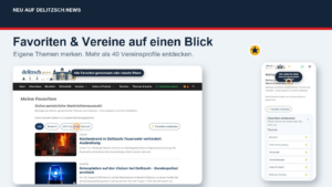 Delitzsch.News wird persönlicher: Favoriten und mehr als 40 Vereine auf einen Blick
