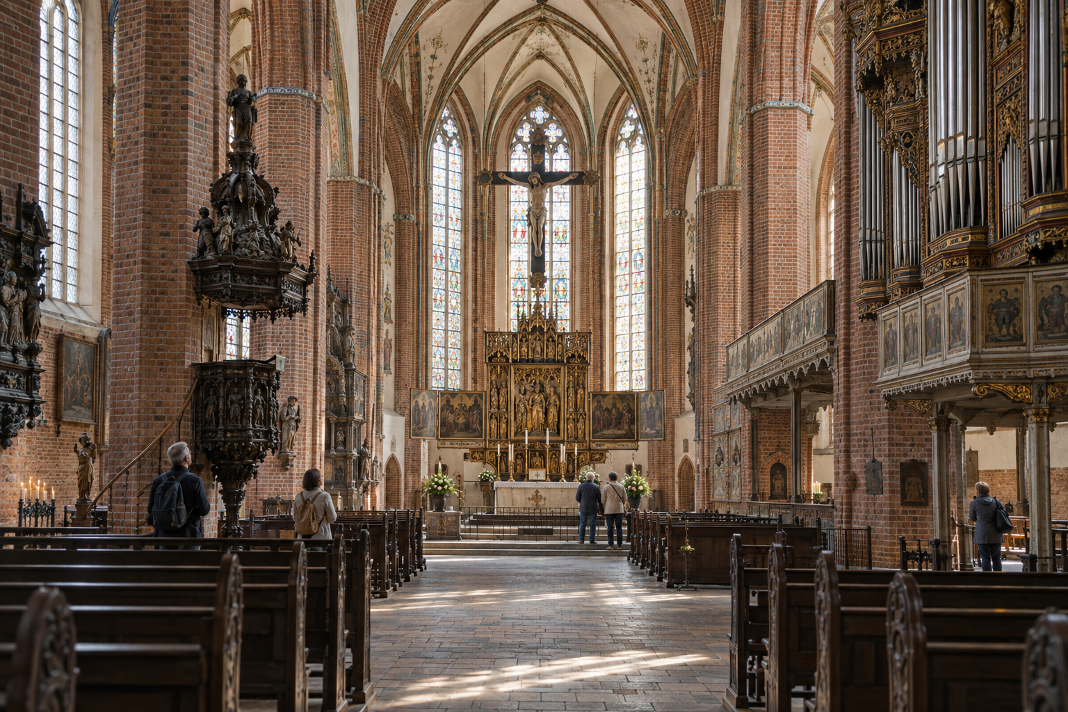 KI-generiertes Symbolbild zur Veranstaltung Tag des offenen Denkmals in der Stadtkirche.