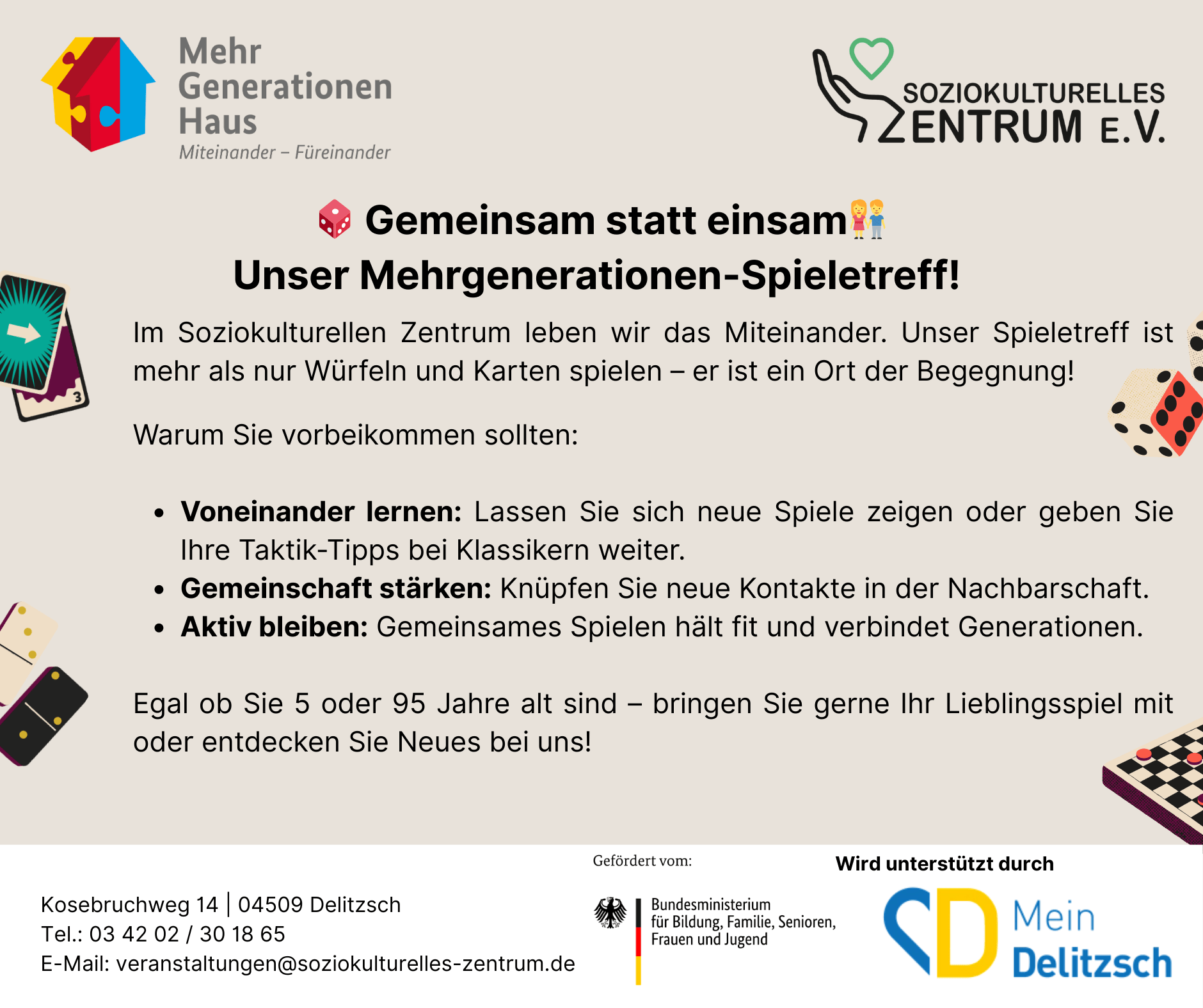Veranstaltungsbild: Spielenachmittag
